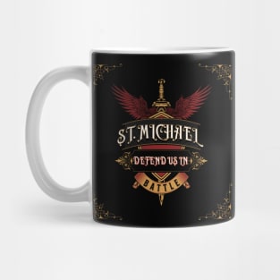 St. Michael Defend Us In Battle 7 Mug